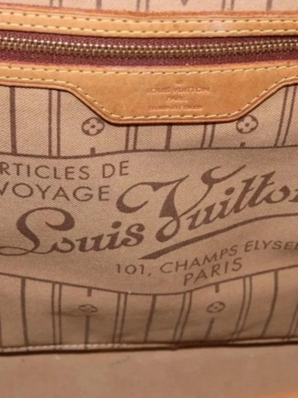 LOUIS VUITTON Monogram Neverfull MM Tote Bag M40156 LV Auth ka3917